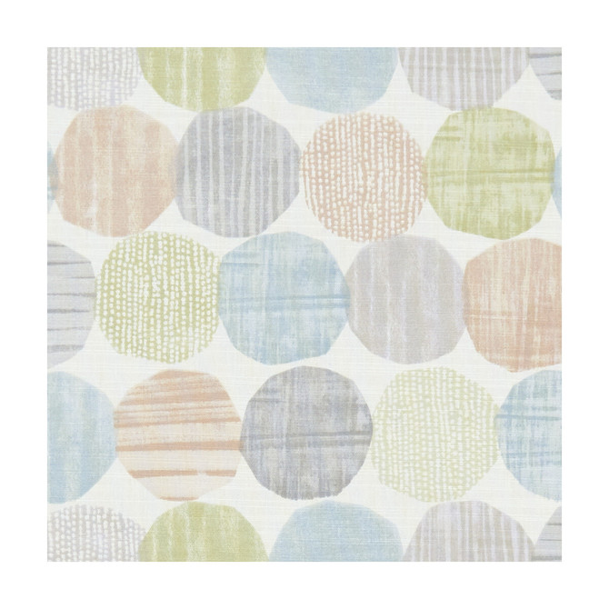 Clarke And Clarke Fabric Stepping Stones Pastel CLARKE & CLARKE ROOF GARDEN COTTON - 100% Turkey MEDIUM Horizontal: 27.17 and Vertical: 12.4 54 - My Fabric Connection -