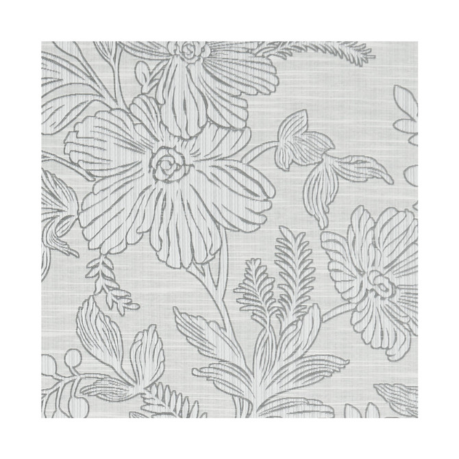 Clarke And Clarke Fabric Hollyhurst Silver Fabric POLYESTER - 58%;COTTON - 42% India MEDIUM </p><p>Repeat: H: 18.11, V: 29.45 55 - My Fabric Connection -
