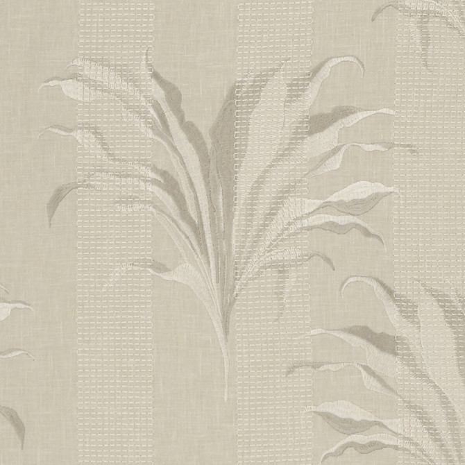 Clarke And Clarke Fabric Palma Linen CLARKE & CLARKE EXOTICA POLYESTER - 52%;COTTON - 48% India Horizontal: 17 and Vertical: 12.875 54 - My Fabric Connection -