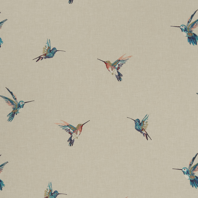 Clarke And Clarke Fabric Woodstar Tropical CLARKE & CLARKE EXOTICA POLYESTER - 52%;COTTON - 48% India - Horizontal: 25.625 and Vertical: 19 54 - My Fabric Connection -