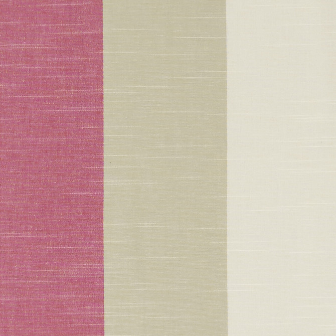 Clarke And Clarke Fabric Buckton Fuchsia CLARKE & CLARKE BEMPTON COTTON - 100% India - Horizontal: 13.625 and Vertical: 0 55.125 - My Fabric Connection -