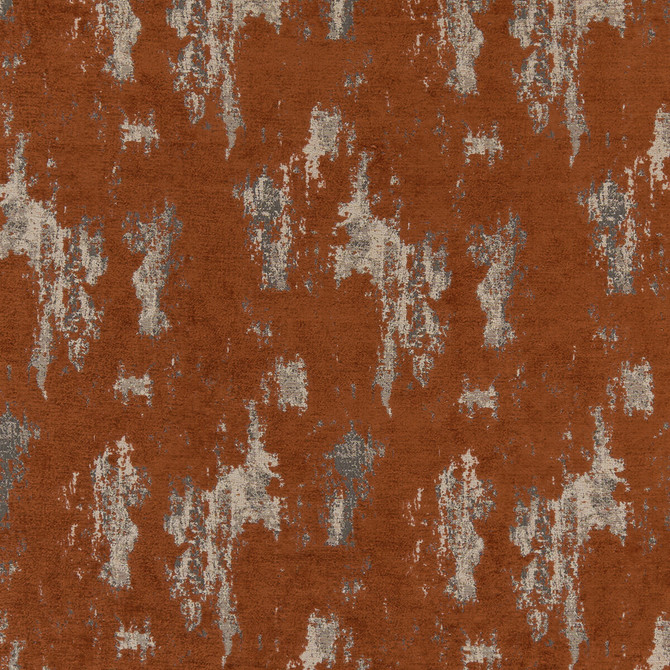 Clarke And Clarke Fabric Monterrey Spice CLARKE & CLARKE AVALON VISCOSE - 43%;COTTON - 33%;POLYESTER - 24% Turkey MEDIUM Horizontal: 13.5 and Vertical: 20.5 54 - My Fabric Connection -