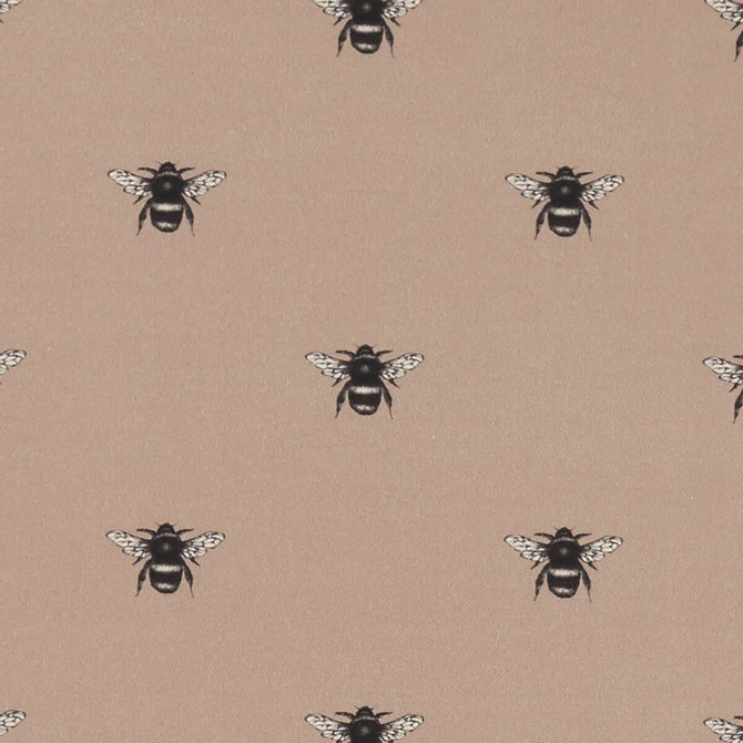 Clarke And Clarke Fabric Abeja Blush Fabric COTTON - 90%;LINEN - 10% Spain MEDIUM </p><p>Repeat: H: 6.75, V: 6.375 54.375 - My Fabric Connection -
