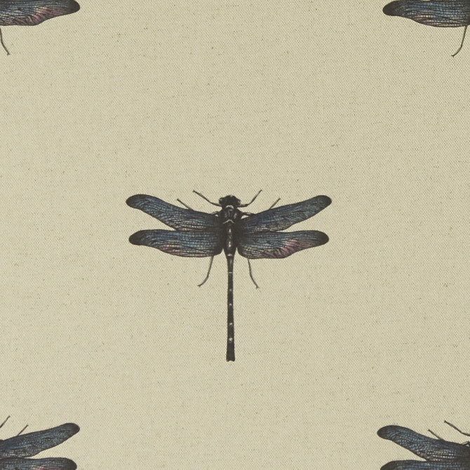 Clarke And Clarke Fabric Azure Teal CLARKE & CLARKE EDEN COTTON - 90%;LINEN - 10% Spain MEDIUM Horizontal: 26.625 and Vertical: 12.25 54.375 - My Fabric Connection -