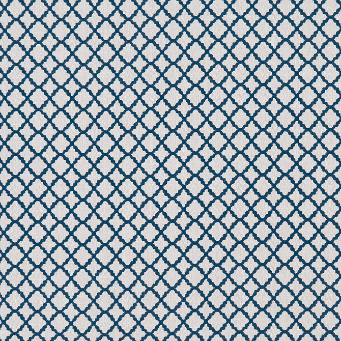 Clarke And Clarke Fabric Ariyana Denim Fabric COTTON - 61%;POLYESTER - 24%;VISCOSE - 15% India </p><p>Repeat: H: 1.625, V: 1.625 50.5 - My Fabric Connection -