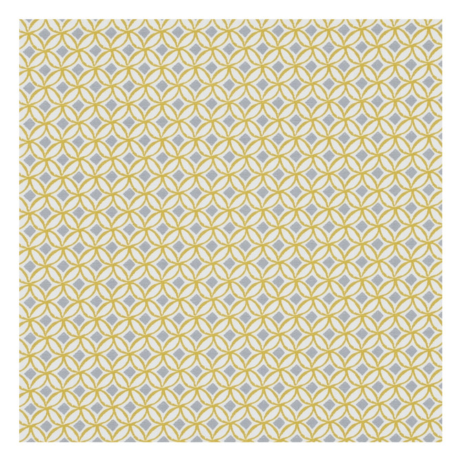 Clarke And Clarke Fabric Ortis Ochre CLARKE & CLARKE CO-ORDINATES COTTON - 100% Turkey MEDIUM Horizontal: 1 and Vertical: 1.125 54 - My Fabric Connection -