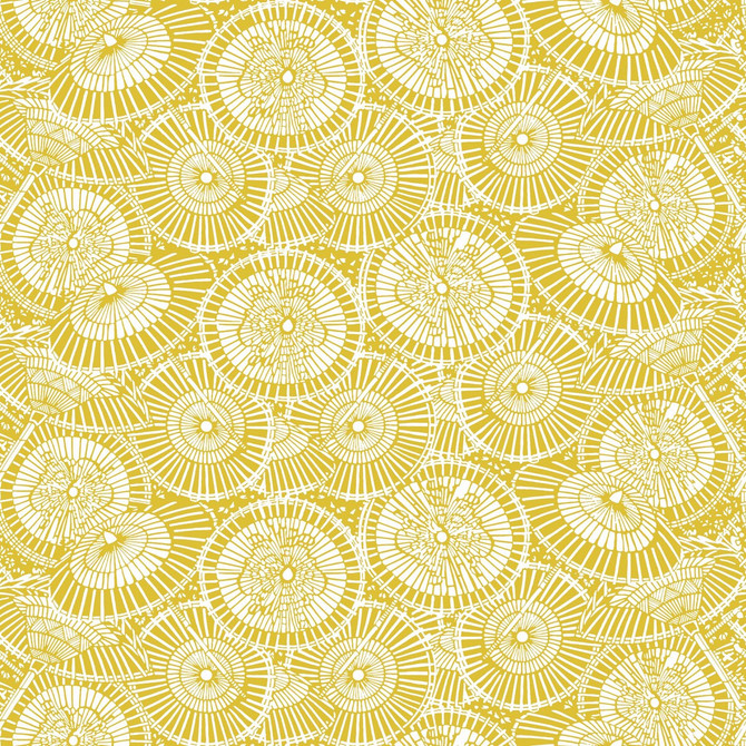 Gaston Y Daniela Wallcovering Sombrillas Mostaza GASTON LIBRERIA PAPER - 100% Spain - Horizontal: 0 and Vertical: 6.8 20.8 - My Fabric Connection -