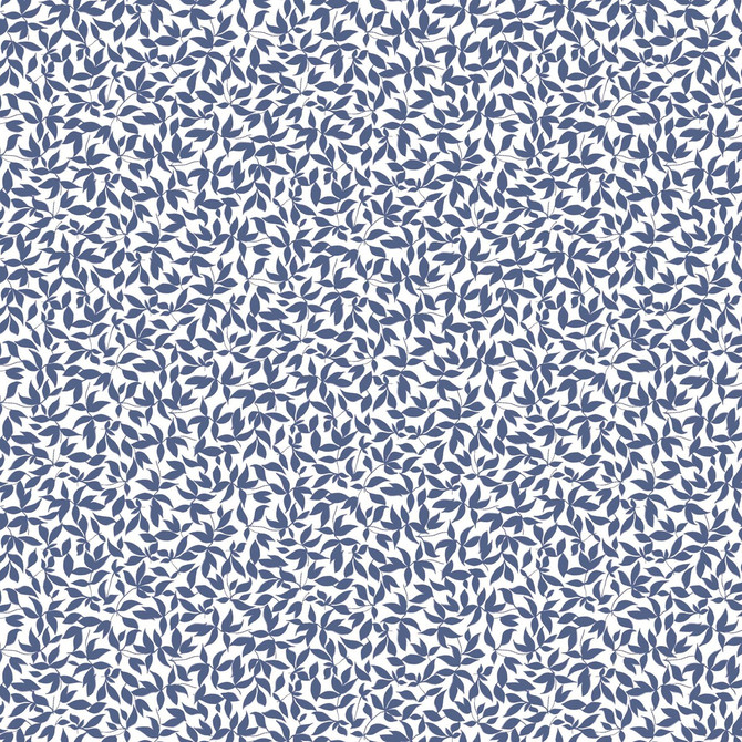 Gaston Y Daniela Wallcovering Hiedra Navy Wallcovering PAPER - 100% Spain </p><p>Repeat: H: 0, V: 7.1 20.8 - My Fabric Connection -
