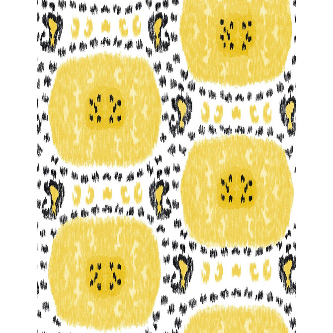Gaston Y Daniela Wallcovering Gran Sol Amarill0 Wallcovering VINYL - 100% Italy </p><p>Repeat: H: 0, V: 35.4 27.5 - My Fabric Connection -