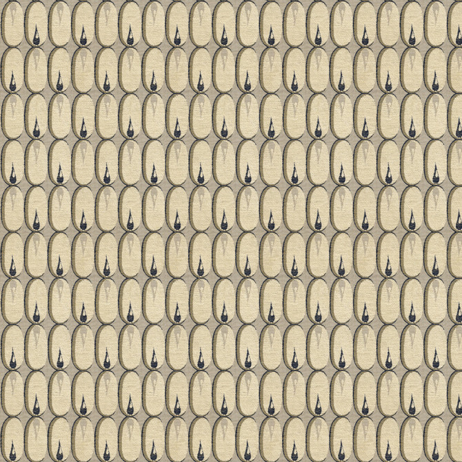 Groundworks Fabric Oval Flame Midnight ALLEGRA HICKS II COLLECTION VISCOSE - 60%;ACETATE - 18%;POLYESTER - 12%;COTTON - 10% Italy LIGHT Horizontal: 2.5 and Vertical: 4.75 55 - My Fabric Connection -