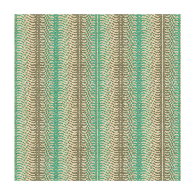 Groundworks Fabric Stripes Aqua ALLEGRA HICKS GARDEN COLLECTION LINEN - 88%;NYLON - 12% Belgium HEAVY Horizontal: 2.52 and Vertical: 5.24 50 - My Fabric Connection -