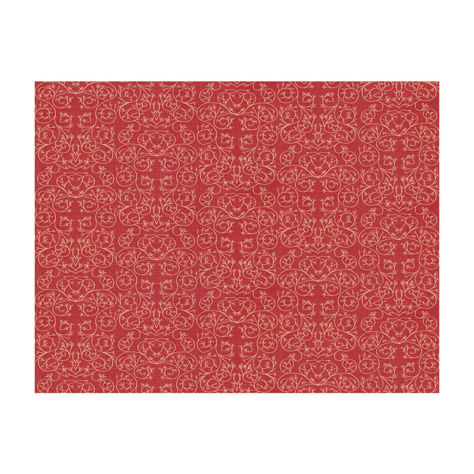 Groundworks Fabric Garden Reverse Cerise ALLEGRA HICKS GARDEN COLLECTION LINEN - 88%;NYLON - 12% Belgium HEAVY Horizontal: 9.85 and Vertical: 12.61 50 - My Fabric Connection -