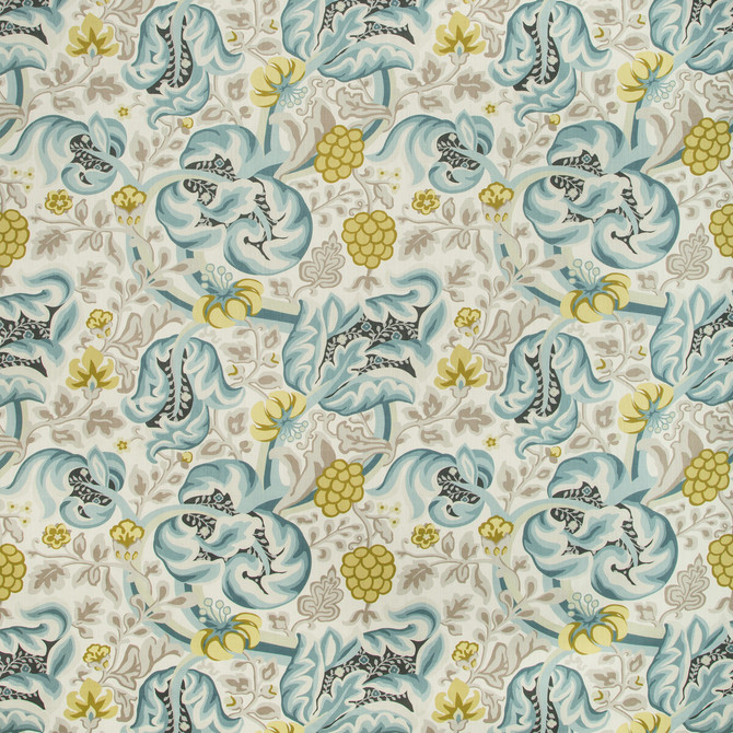 Kravet Basics Fabric Hullabaloo Seafoam BERMUDA COTTON - 90%;LINEN - 10% Pakistan MEDIUM Horizontal: 27 and Vertical: 25.25 54 - My Fabric Connection -