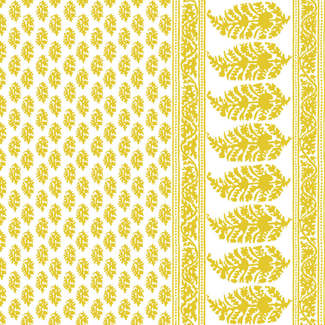 Gaston Y Daniela Fabric Aravaquita Amarillo Fabric COTTON - 61%;LINEN - 39% Spain MEDIUM </p><p>Repeat: H: 54, V: 5.7 54 - My Fabric Connection -