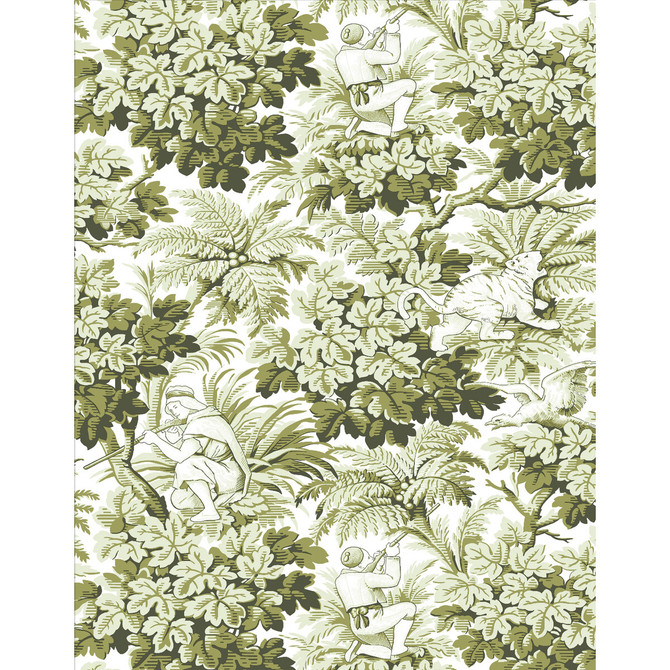 Gaston Y Daniela Wallcovering Vegacervera Wp Verde LORENZO CASTILLO V VINYL - 100% Italy Horizontal: 0 and Vertical: 27.5 27.5 - My Fabric Connection -
