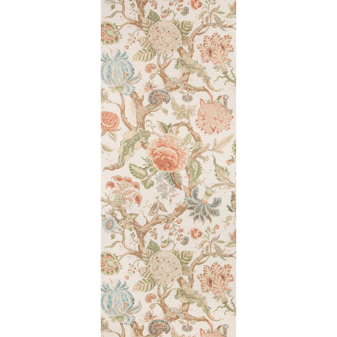 Lee Jofa Wallcovering Adlington Paper Coral MANOR HOUSE WALLPAPER CELLULOSE - 45%;BINDER - 20%;MINERAL FILLERS - 20%;POLYESTER - 15% United Kingdom Horizontal: 27.5 and Vertical: 47 27.5 - My Fabric Connection -