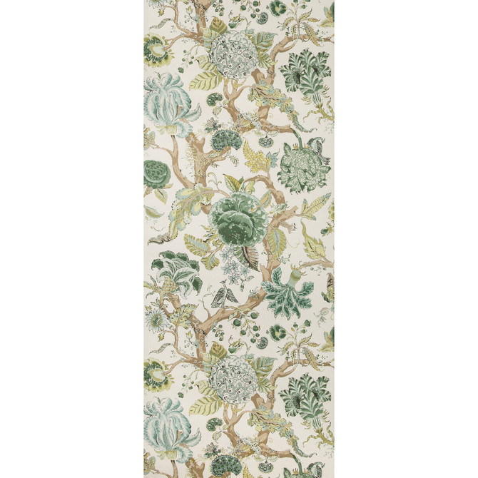 Lee Jofa Wallcovering Adlington Paper Green MANOR HOUSE WALLPAPER CELLULOSE - 45%;BINDER - 20%;MINERAL FILLERS - 20%;POLYESTER - 15% United Kingdom - Horizontal: 27.5 and Vertical: 47 27.5 - My Fabric Connection -