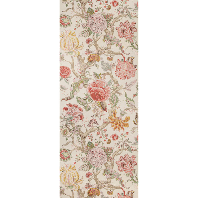 Lee Jofa Wallcovering Adlington Paper Rose MANOR HOUSE WALLPAPER CELLULOSE - 45%;BINDER - 20%;MINERAL FILLERS - 20%;POLYESTER - 15% United Kingdom Horizontal: 27.5 and Vertical: 47 27.5 - My Fabric Connection -