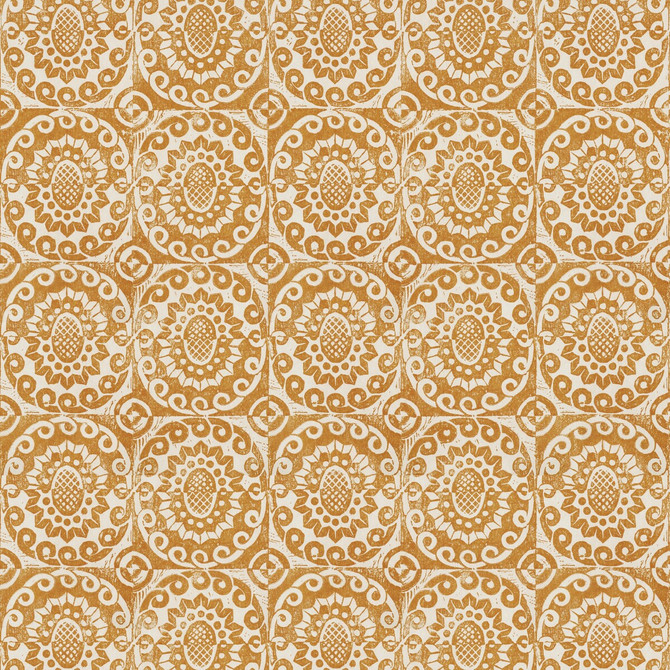 Lee Jofa Wallcovering Pineapple Wall Tangerine BLITHFIELD CELLULOSE - 100% United Kingdom - Horizontal: 17.73 and Vertical: 31.1 53.5 - My Fabric Connection -