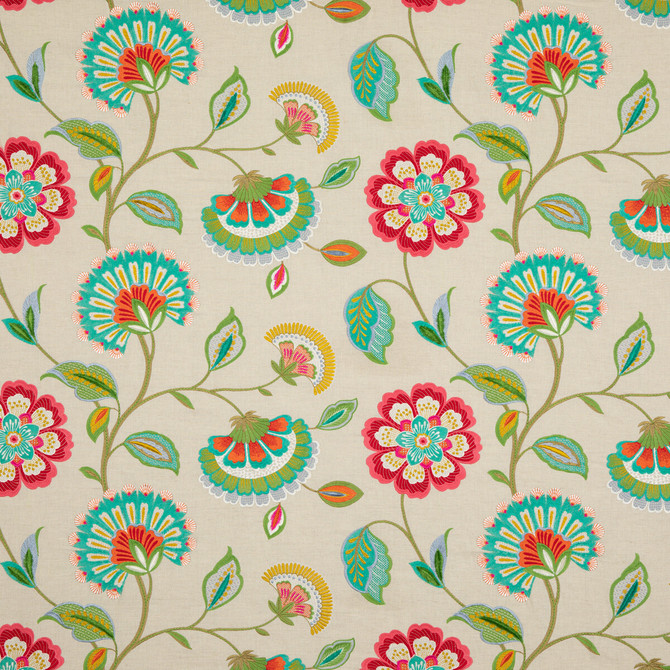Baker Lifestyle Fabric Scentsational Multi FIESTA LINEN - 40%;COTTON - 25%;POLYESTER - 20%;VISCOSE - 15% India Horizontal: 25.216 and Vertical: 14.972 50.432 - My Fabric Connection -