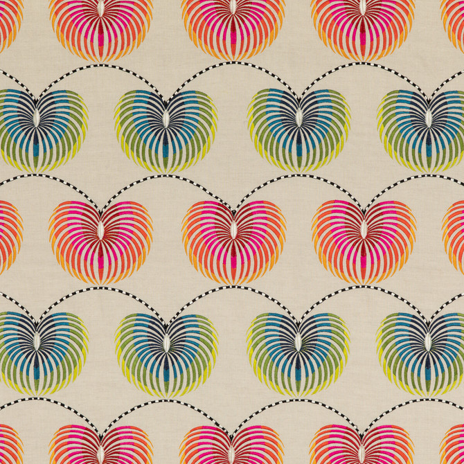 Baker Lifestyle Fabric Lanterns Tutti Frutti FIESTA LINEN - 40%;COTTON - 30%;VISCOSE - 25%;POLYESTER - 5% India Horizontal: 8.274 and Vertical: 14.578 51.22 - My Fabric Connection -
