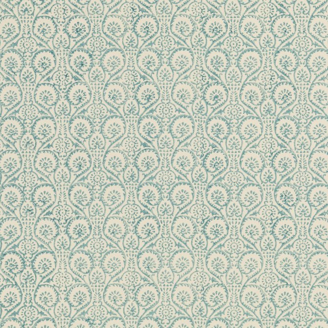 Baker Lifestyle Fabric Pollen Trail Aqua BLOCK PARTY LINEN - 56%;COTTON - 44% India - Horizontal: 5.91 and Vertical: 5.516 53.978 - My Fabric Connection -