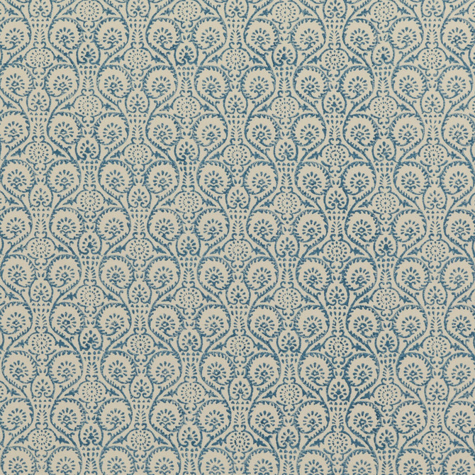 Baker Lifestyle Fabric Pollen Trail Soft Blue BLOCK PARTY LINEN - 56%;COTTON - 44% India - Horizontal: 5.91 and Vertical: 5.516 53.978 - My Fabric Connection -