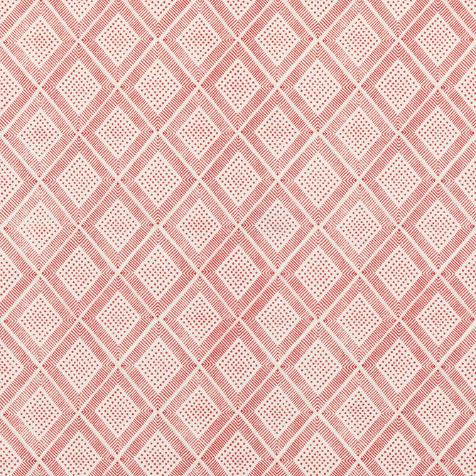 Baker Lifestyle Fabric Block Trellis Rustic Red BLOCK PARTY COTTON - 59%;LINEN - 41% India Horizontal: 5.122 and Vertical: 5.91 52.796 - My Fabric Connection -