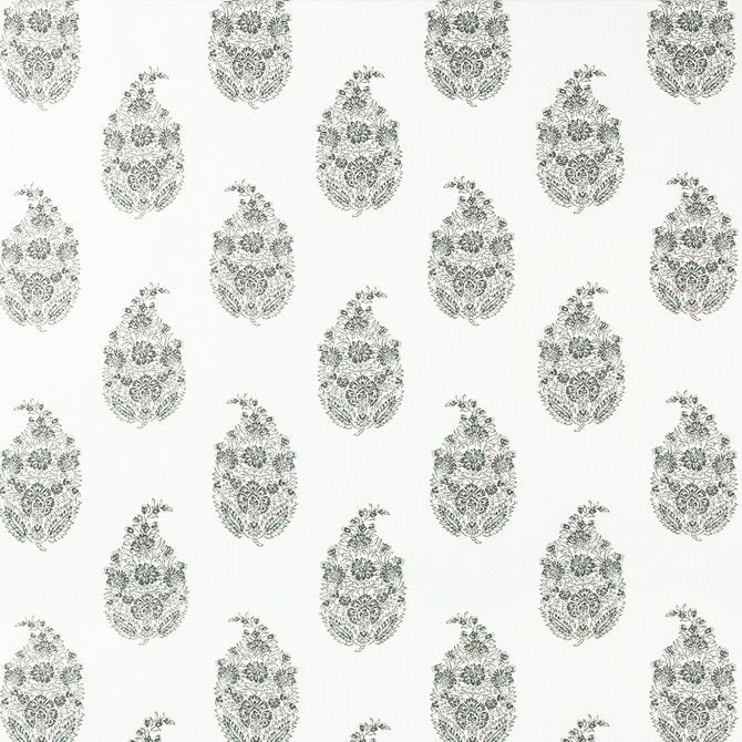 Kravet Basics Fabric Sandahar Pewter Fabric COTTON - 100% India </p><p>Repeat: H: 9, V: 9 54 - My Fabric Connection -