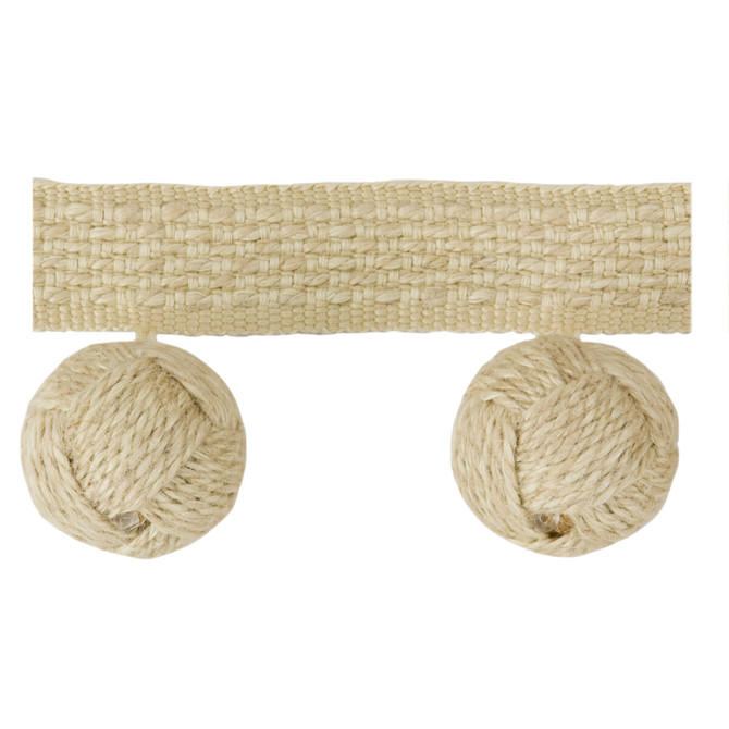 Mulberry Trim Knot Trim Natural BOHEMIAN TRAVELS WOOD - 46%;LINEN - 30%;JUTE - 20%;VISCOSE - 4% Egypt Horizontal: and Vertical: 2 - My Fabric Connection -