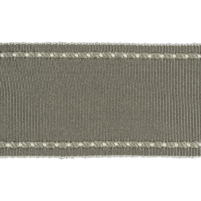 Kravet Design Trim Cable Edge Band Fog CONSTANTINOPLE FIBRANNE - 53%;RAYON - 47% China Horizontal: and Vertical: 2.5 - My Fabric Connection -