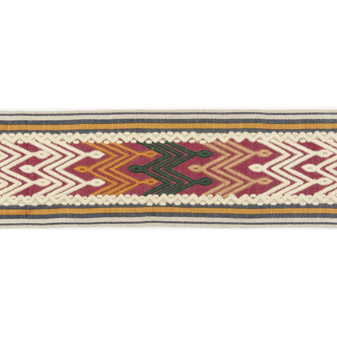 Lee Jofa Trim Tana Tape Multi/Blue Trim LINEN - 90%;SPUN POLYESTER - 10% India </p><p>Repeat: H: 5.0038, V: 11.80818 5.0038 - My Fabric Connection -