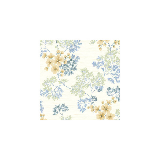 Winfield Thybony Wallcovering Flora Clear Skies WINFIELD THYBONY BARCLAY LIVING IN STYLE - United States - Horizontal: - and Vertical: 23.62 20.5 - My Fabric Connection -