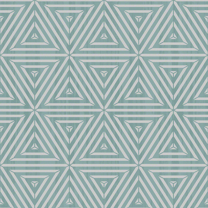 Winfield Thybony Wallcovering Star Light Teal Wallcovering GRASS - 100% United States </p><p>Repeat: H: 18, V: 17 34 - My Fabric Connection -