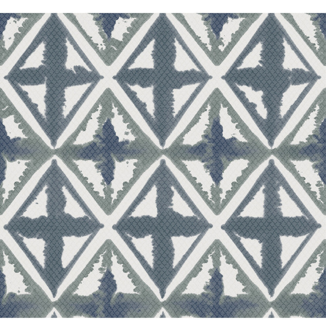 Winfield Thybony Wallcovering Diamond Block Blue Ink WINFIELD THYBONY NON WOVEN - 100% United States - Horizontal: - and Vertical: 25.25 27 - My Fabric Connection -