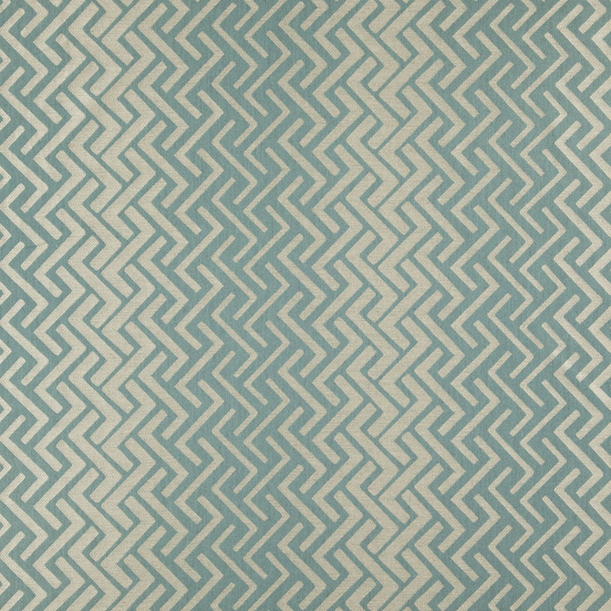 Maxwell Fabric Seesaw # 839 Grotto COLOR WAVES-RIVIERA 65% POLYESTER/25% VISCOSE
10% LINEN INDIA See sample </p><p>Repeat: Horizontal: 14" and Vertical: 3" 56" - My Fabric Connection -