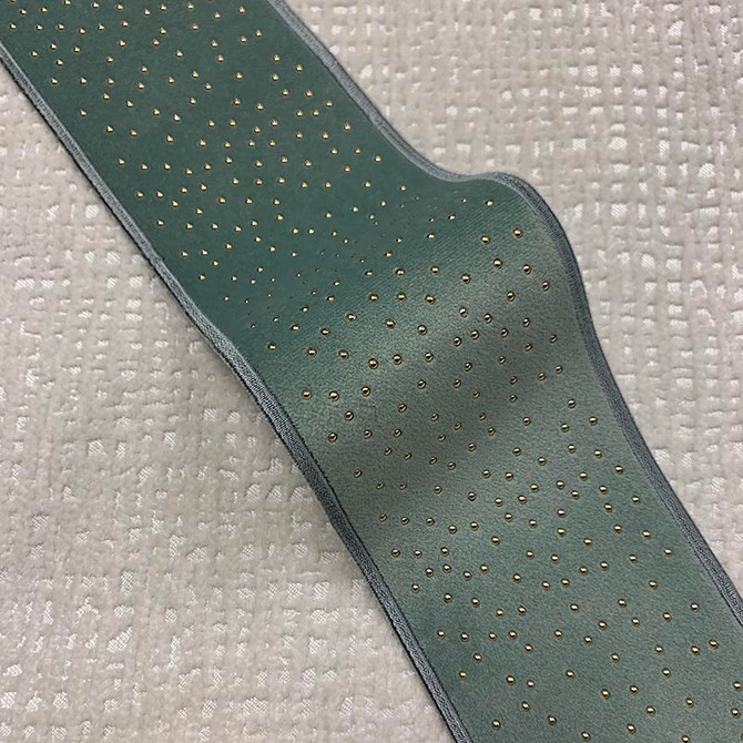 Magnolia Trim Estella Tape Seaglass - 82Poly/11Ray/7Met China Horizontal: and Vertical: 3.15 - My Fabric Connection -