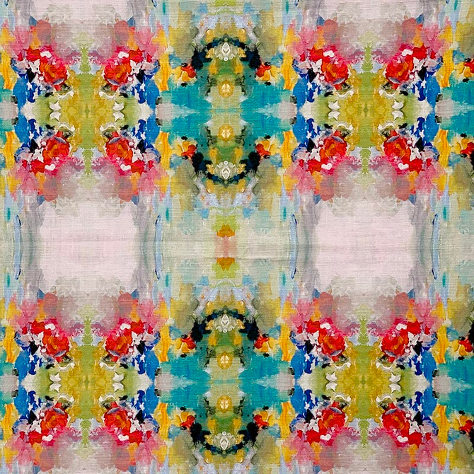 Magnolia Fabric Fru Kaleidoscope - 100% Cotton India 10000 Horizontal: 14 and Vertical: 13.5 54" - My Fabric Connection -