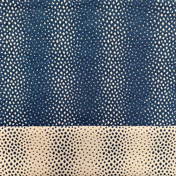 Magnolia Fabric Hamza Sapphire - 70Ray/30Poly China 50000 Horizontal: 14.6 and Vertical: 8.9 56" - My Fabric Connection -