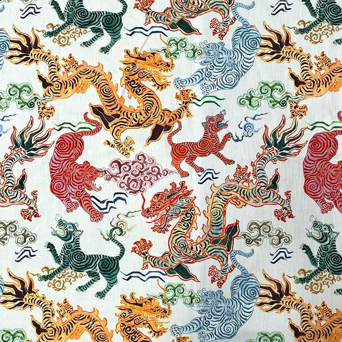 Magnolia Fabric Linus Neutral - 100% Cotton India 10000 Horizontal: 27 and Vertical: 27 54" - My Fabric Connection -