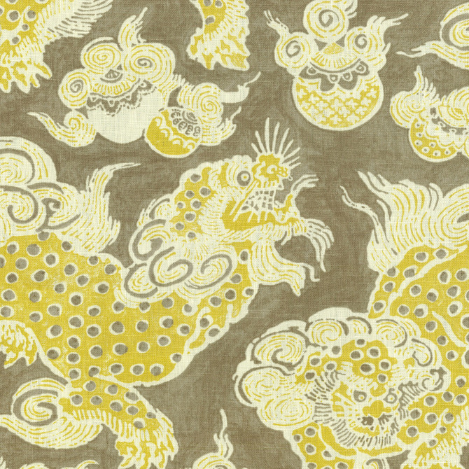 JF Fabric Dragons 38J6931 Windsong Book 100% Linen China 24000 Horizontal: 27 and Vertical: 25.25 55 - My Fabric Connection -