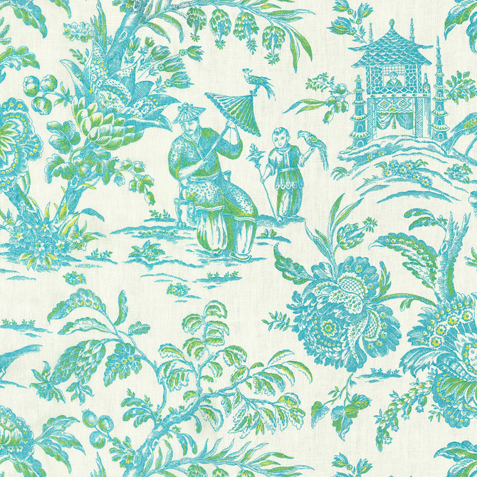 JF Fabric Sagwa 63J6931 Windsong Book 100% Linen China 24000 Horizontal: 55 and Vertical: 25.25 55 - My Fabric Connection -