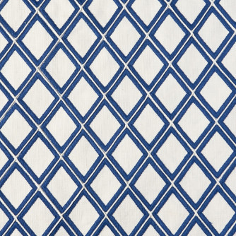 Mitchell Fabric Edgerton Cobalt #2003 100% Cotton India </p><p>Repeat: Horizontal: 3 and Vertical: 3.5 51.5 - My Fabric Connection -
