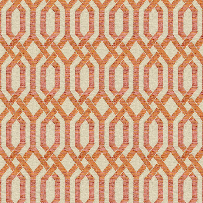 ABBEYSHEA Fabric Harrison 402 Tigerlilly 100% Polyester China 15,000 Double Rubs (Wyzenbeek) </p><p>Repeat: Horizontal: 9.2" (23.3 cm) Up the Roll and Vertical: 2.9" (7.4 cm) Across the Roll 55" (140 cm) - My Fabric Connection -