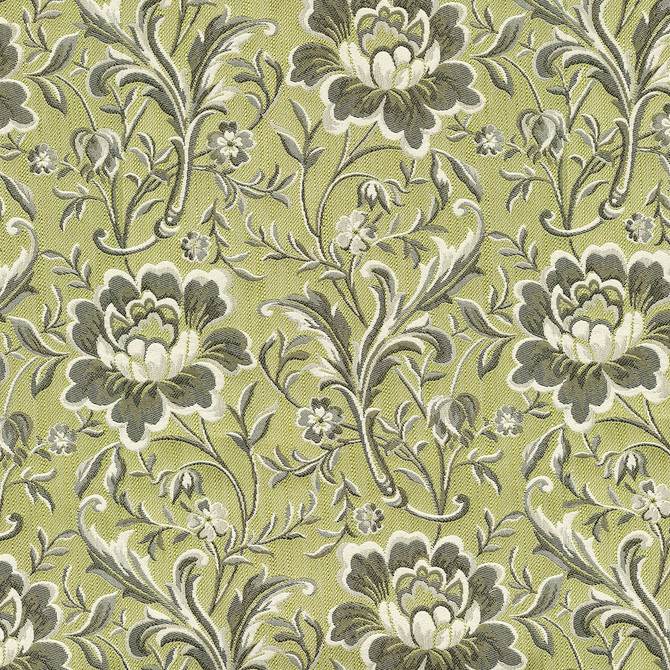 ABBEYSHEA Fabric Regime 202 Aloe 74% Polyester, 16% Cotton, 10% Rayon China 45,000 Double Rubs (Wyzenbeek) </p><p>Repeat: Horizontal: 9.5" (23.0 cm) Up the Roll and Vertical: 9.6" (24.3 cm) Across the Roll 55" (140 cm) - My Fabric Connection -