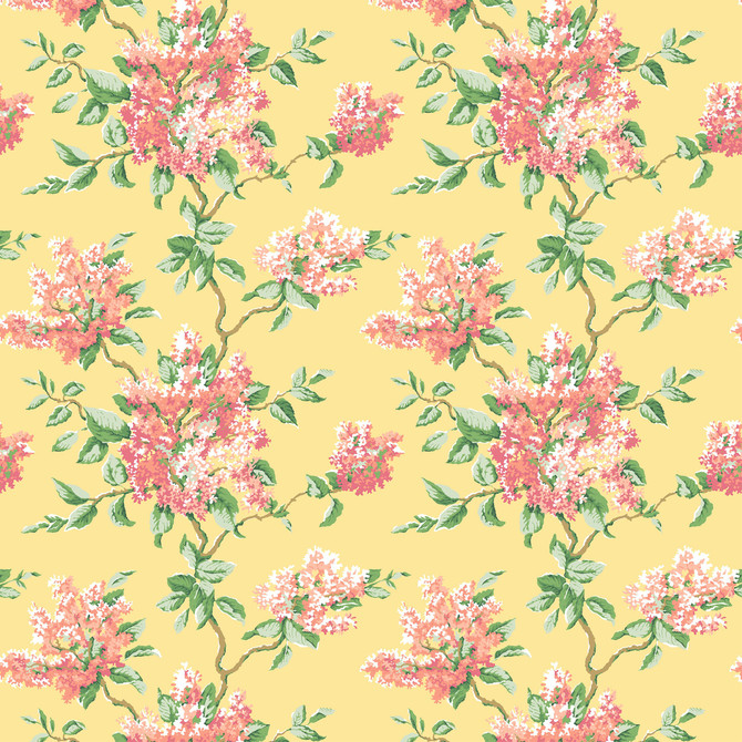 Bassett Mcnab Fabric 7583-9 Lilacs Fabric 100%COT UK </p><p>Repeat: H: 27.000, V: 25.250 54 in - My Fabric Connection -