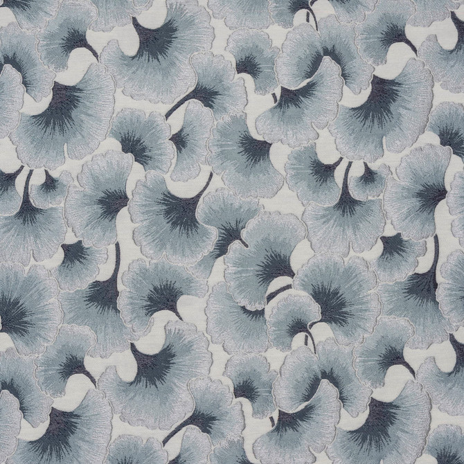 Marcus William Fabric Algiers 3 Lagoon PS/MARCUS WILLIAM GINGKO 91%POL 9%COT INDIA FLAME RETARDANT-N.F.P.A. 701 SMALL SCALE Horizontal: 13.750 and Vertical: 14.000 54 in - My Fabric Connection -