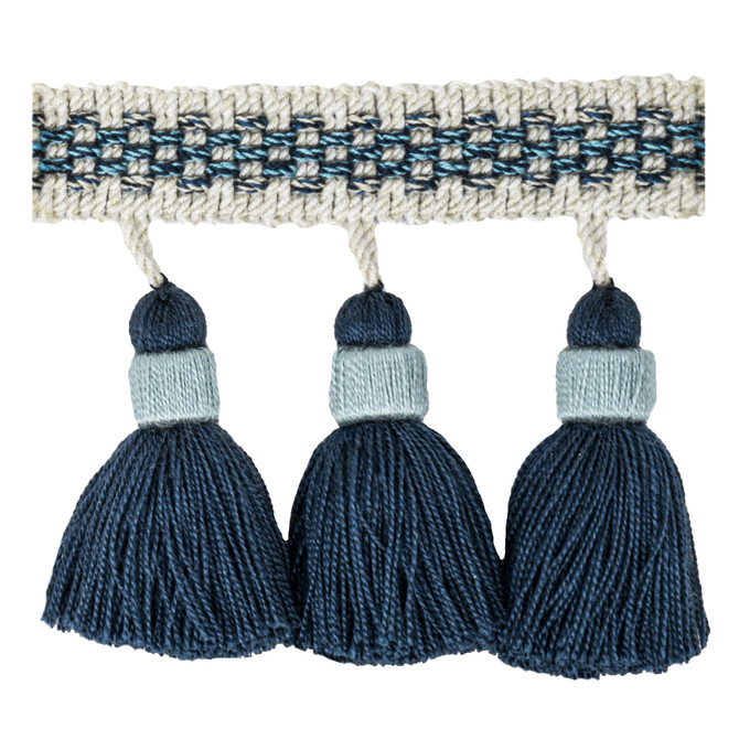 Stout Trim Athena 1 Denim Trim 83%ACR 16%SVI 1%POL TURKEY </p><p>Repeat: H: 1.375, V: 0.000 3.38 in - My Fabric Connection -