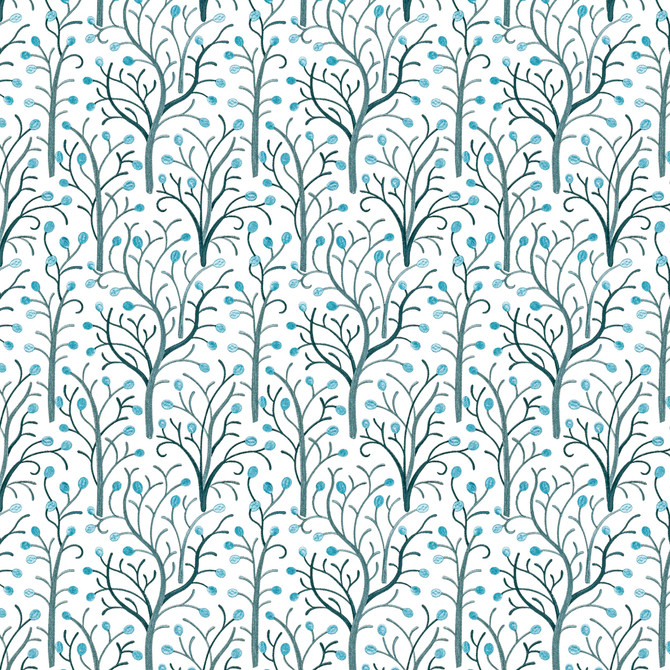 Stout Fabric Captiva 1 Federal COMFORTABLE LIVING SPRAY/OCEAN 100%COT %BEMB INDIA Horizontal: 12.875 and Vertical: 15.500 51.5 in - My Fabric Connection -