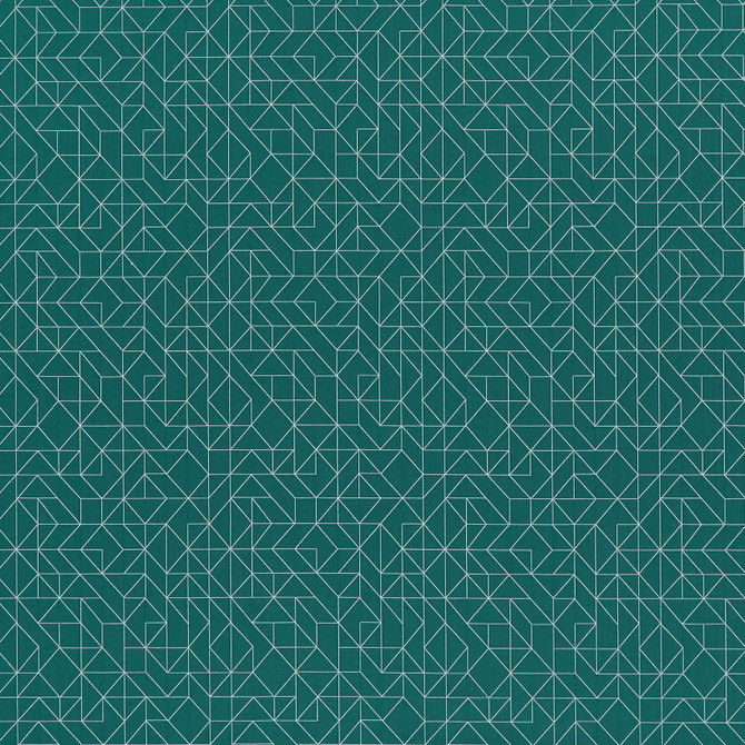 Marcus William Fabric Kahn 7 Turquoise Fabric INDIA </p><p>Repeat: H: 7.000, V: 7.875 55 in - My Fabric Connection -